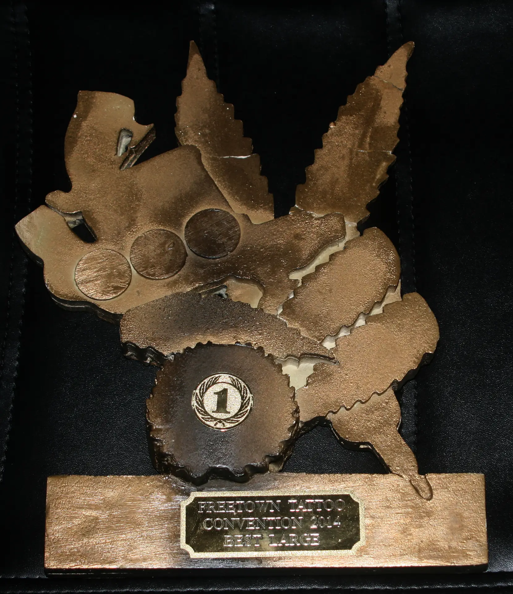 Tattoo Mini vinderpris – 1. plads ved Freetown Tattoo Convention 2014