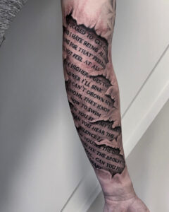 fine line tattoo holdbarhed