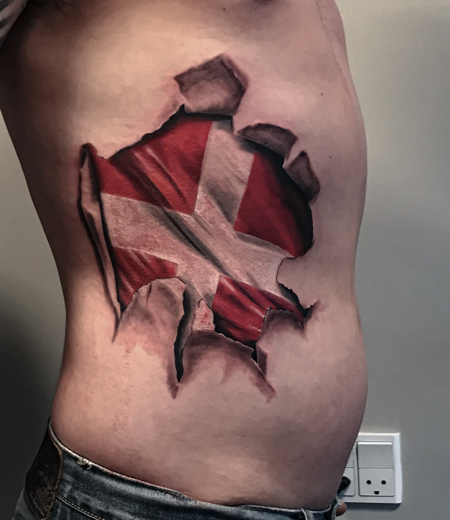 dansk flag tattoo. Tattoo Mini