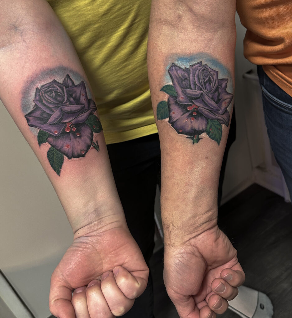 matchende tatoveringer . Tattoo Mini